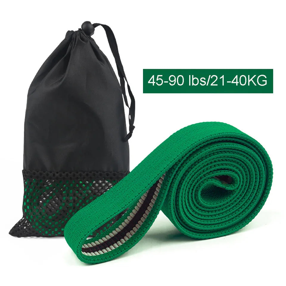 208 CM. Long Fabric Pull Up Assist Band Heavy Duty Exercise Stretch Yoga Bands - GilloServ