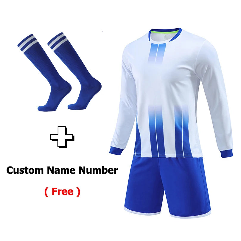 Shorts Full Sleeve Soccer Jersey Suit - GilloServ