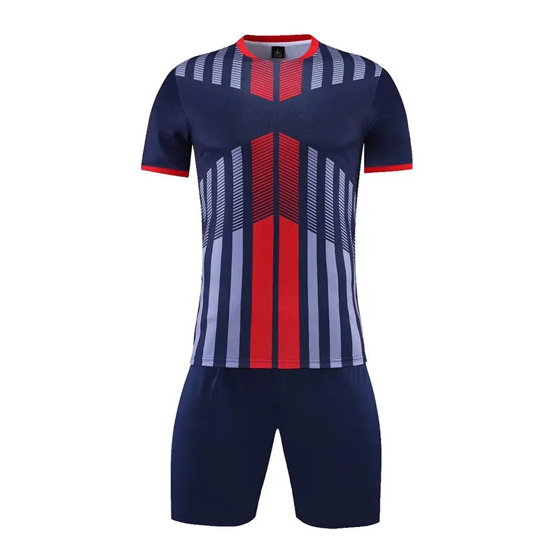 Blank Soccer Jersey Suit for Men/Kids