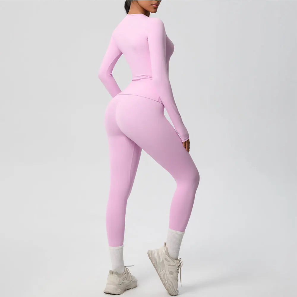 New Tracksuit 2 Pieces Yoga Suit Sports Set Sportswear Gym Set - GilloServ