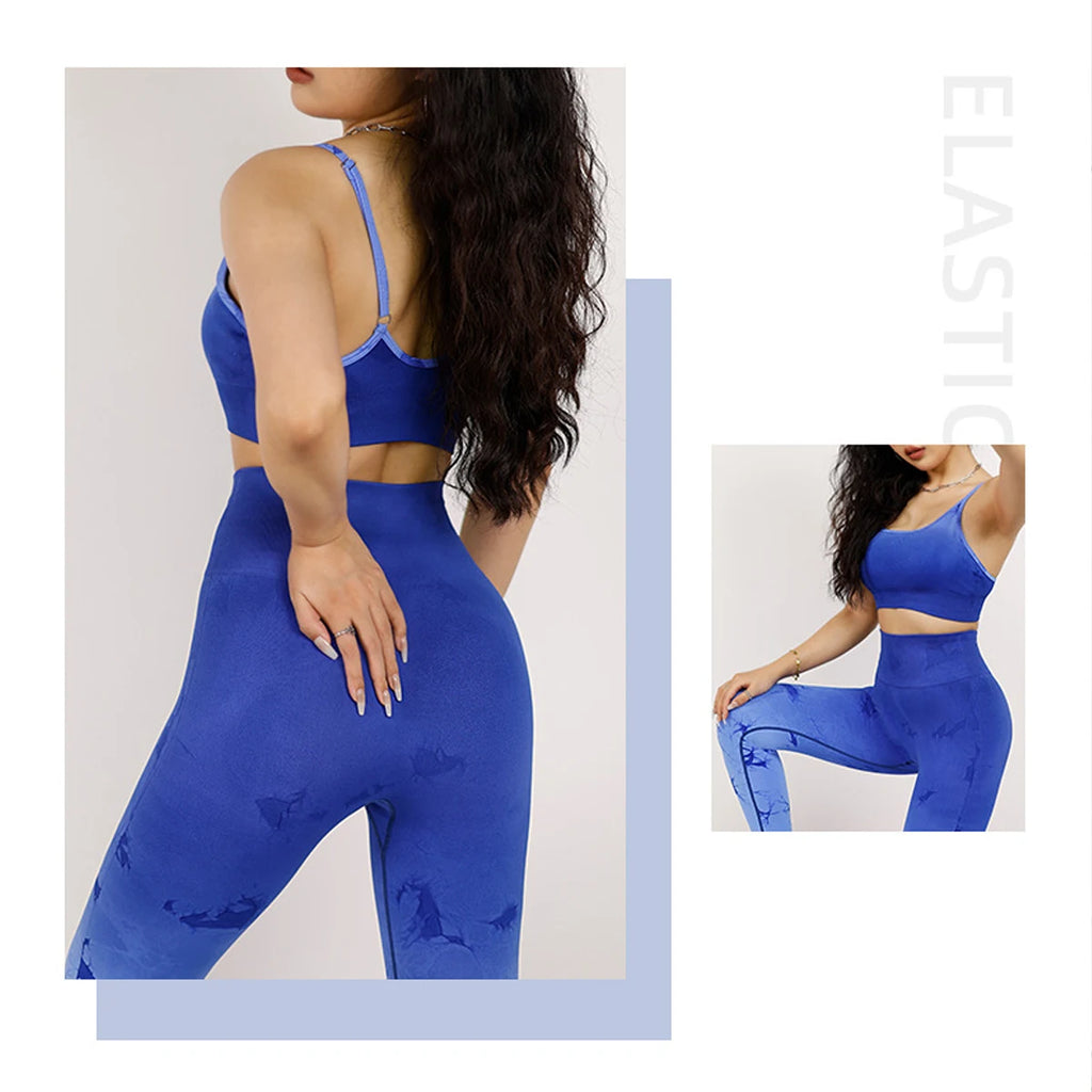 New Women's Yoga Set - Sports Bra and Leggings Outfit - Comfortable and Stylish Yoga Apparel for Fitness Enthusiasts - GilloServ