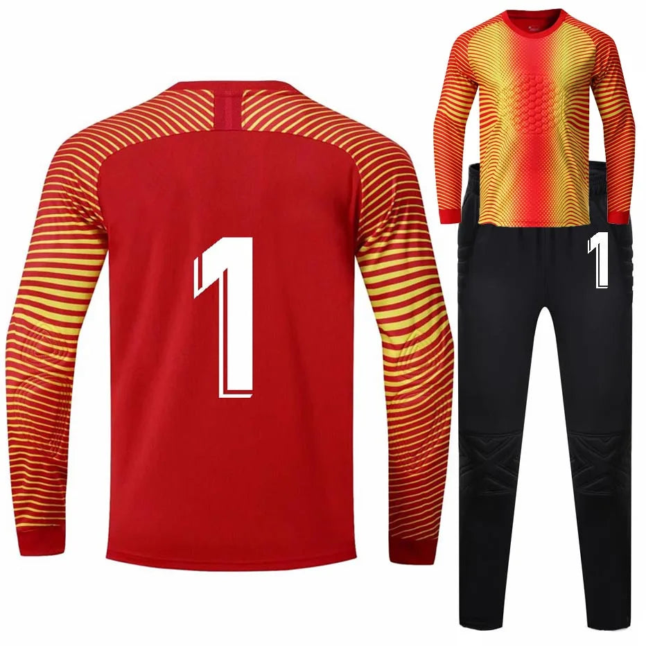 Men Football Goalkeeper Sets Uniforms - GilloServ