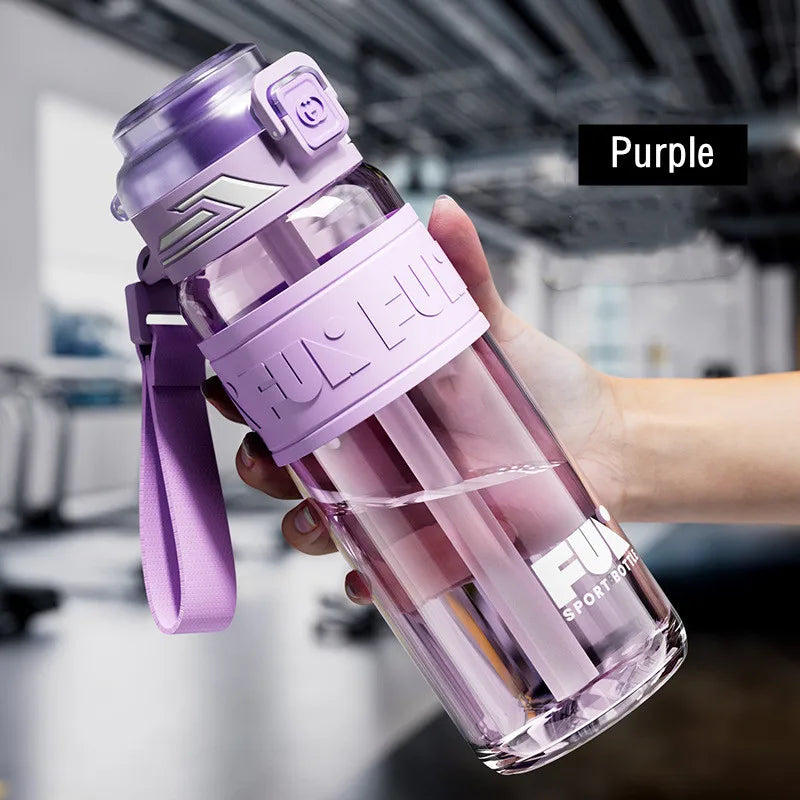 640ml/770ml High Quality Water Bottle Portable/ Durable Gym Fitness Tritan Material - GilloServ