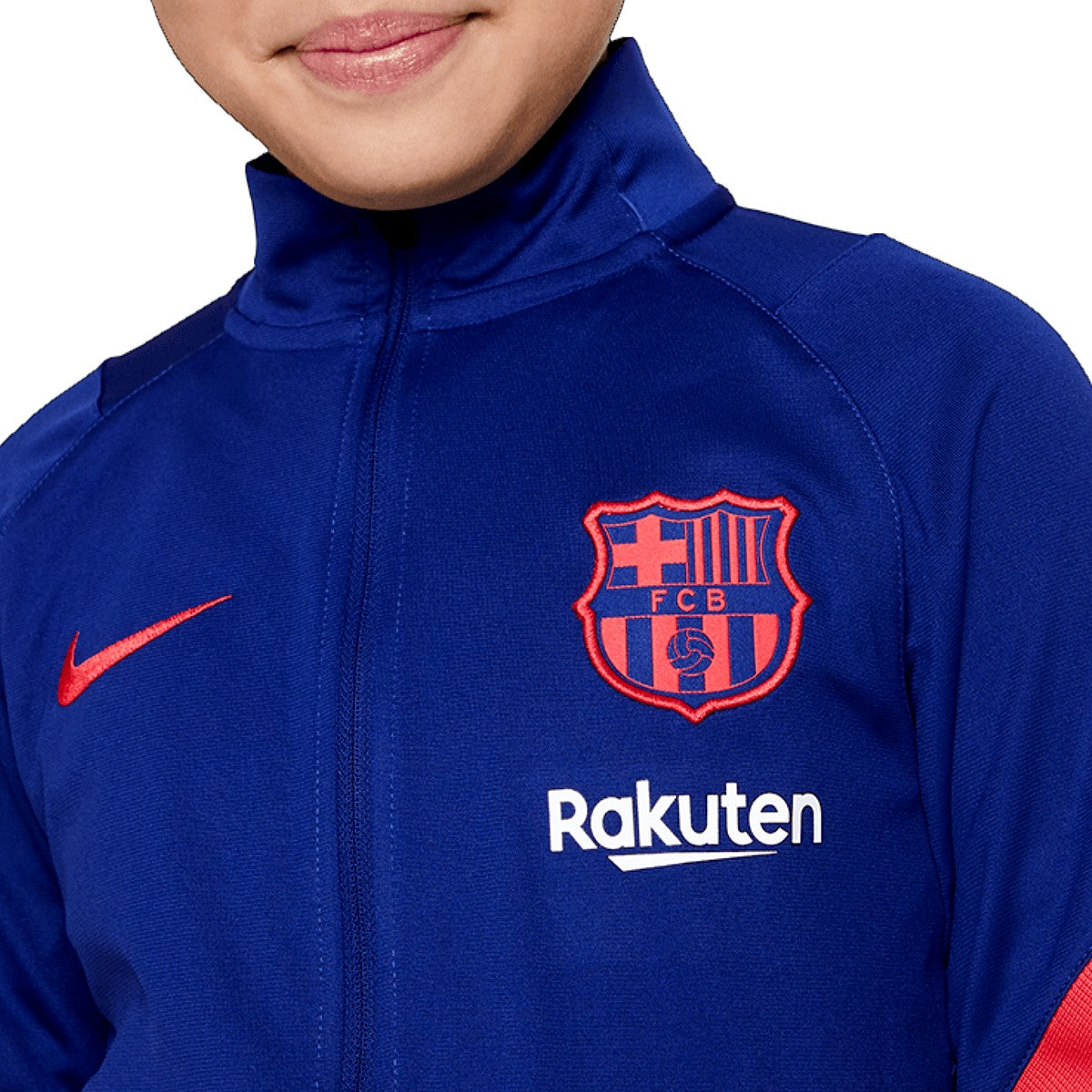Kids - FC Barcelona blue presentation Soccer tracksuit