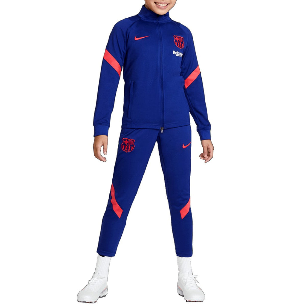Kids - FC Barcelona blue presentation Soccer tracksuit