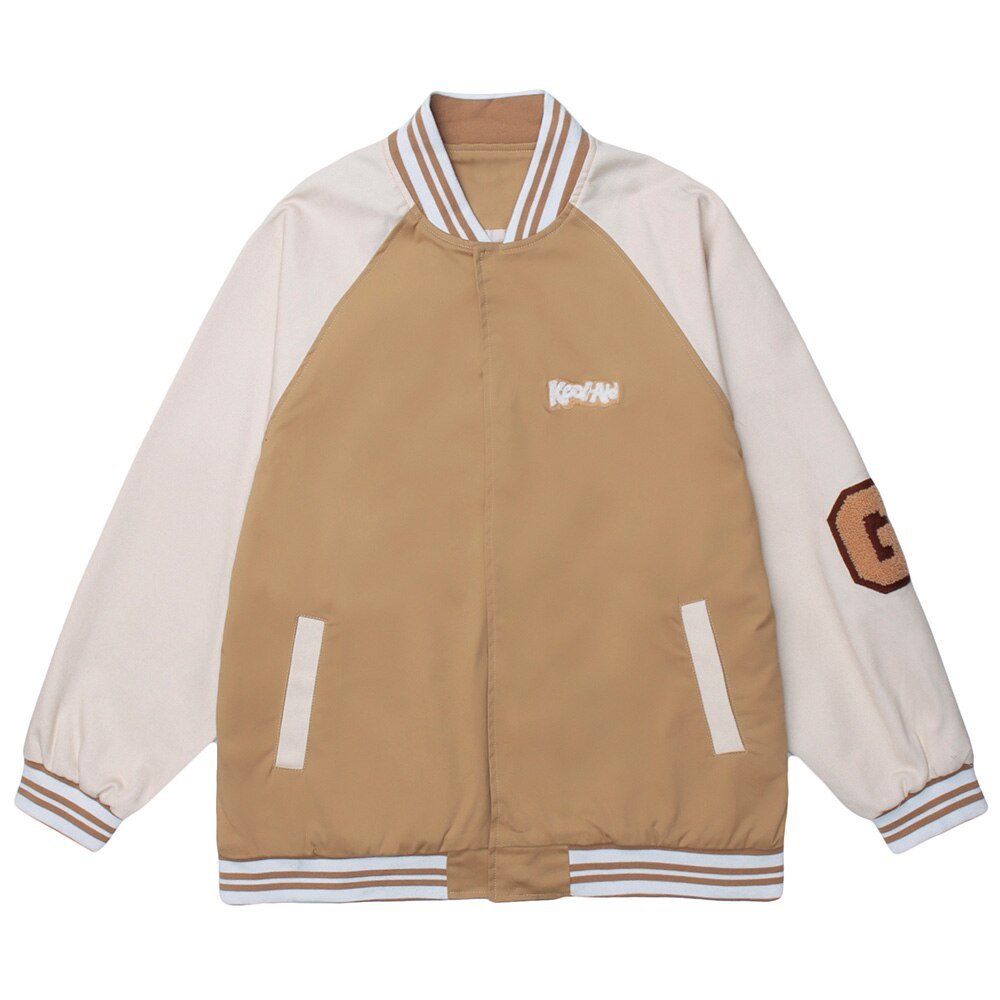 Baseball Jacket Men Patchwork Patch Style