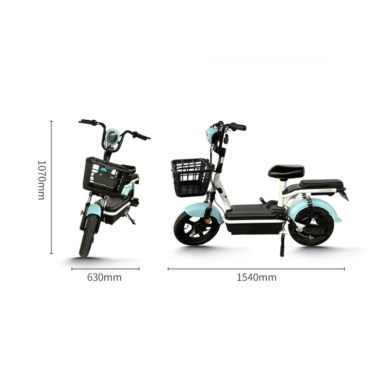Affordable 14 Inch  350W Motor with Battery E-bike Hot Sale Adult  Electric Bicycle - GilloServ