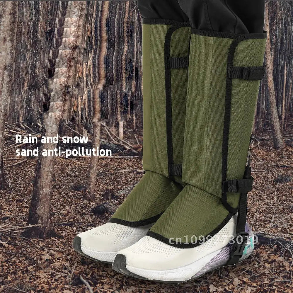 Outdoor Snake Gaiters Leg Guards// Waterproof//Snow Boot// Gaiters// Camping Foot Cover - GilloServ