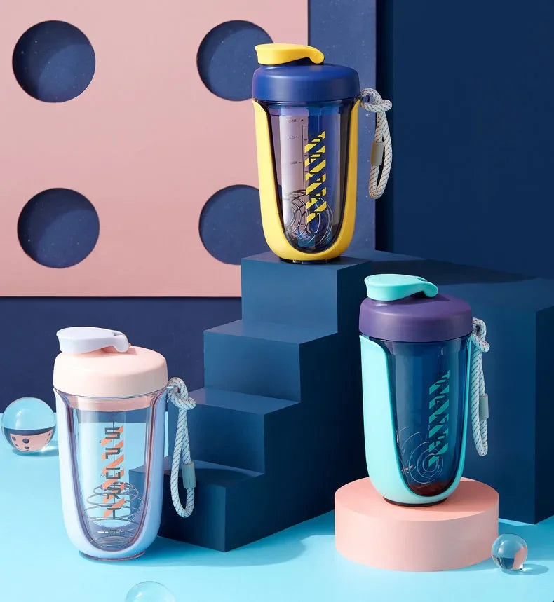 550ml Kawaii Plastic Tritan Shaker Water Bottle - GilloServ