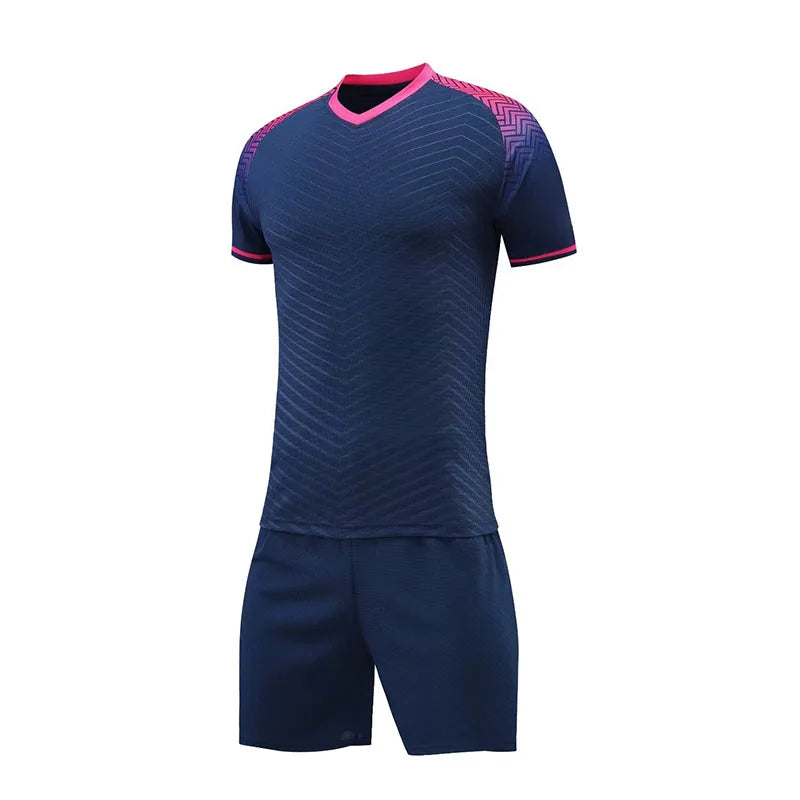 Blank Soccer Jersey Suit for Men/Kids