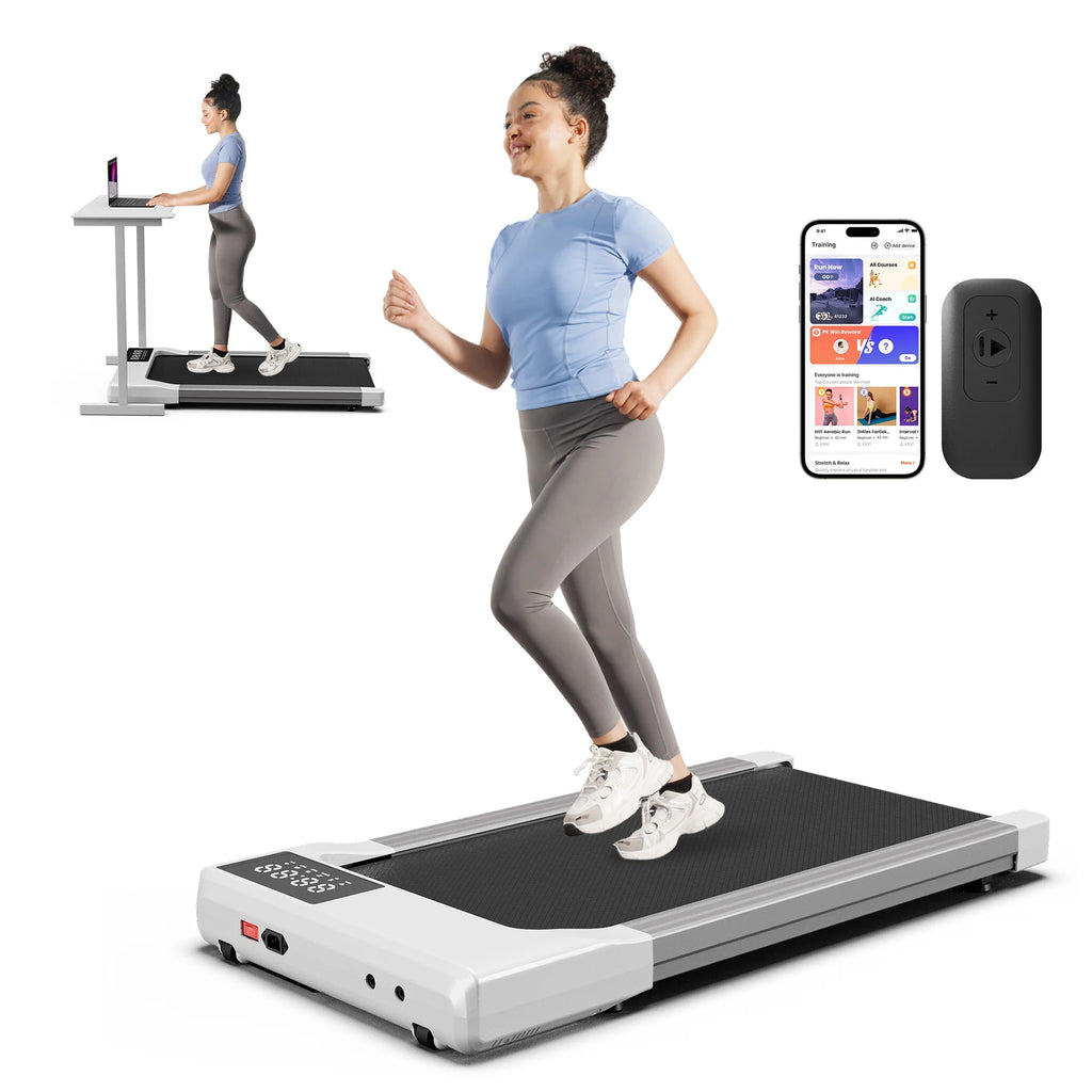 3-in-1 Portable Treadmill with Remote Control LED Display/// 2.5HP Silent Walkingpad - GilloServ