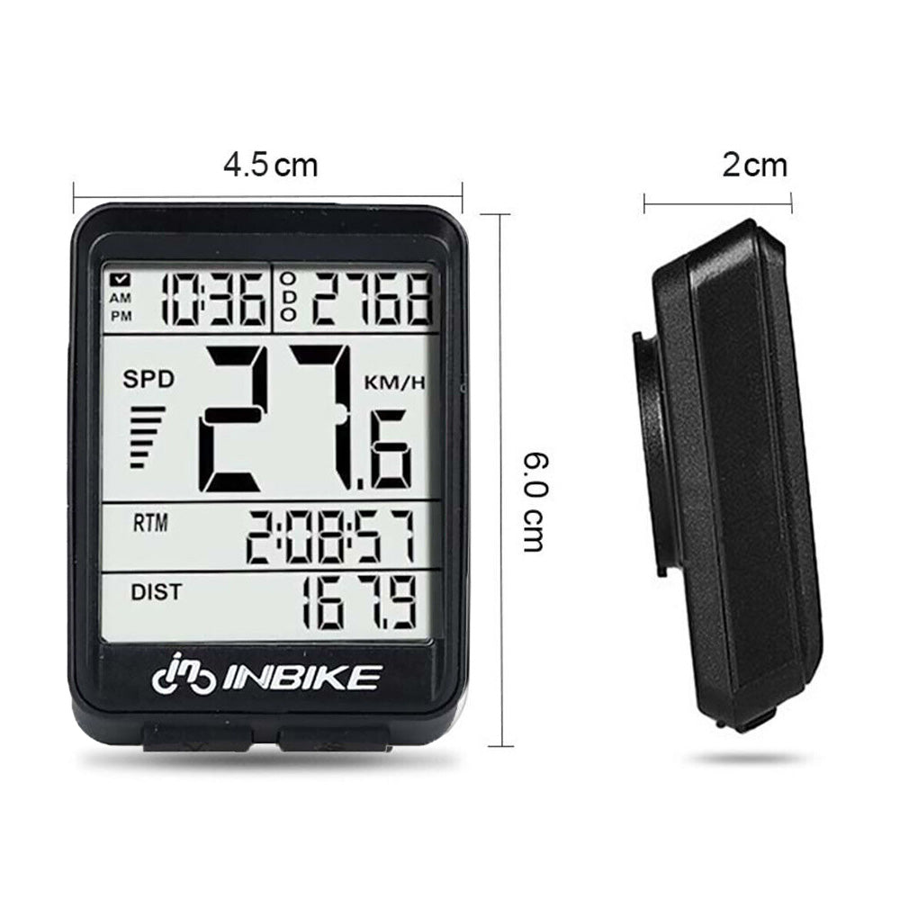 Wireless Mountain Bike Computer LCD Speedometer Odometer Suitable For Bicycle Waterproof - GilloServ