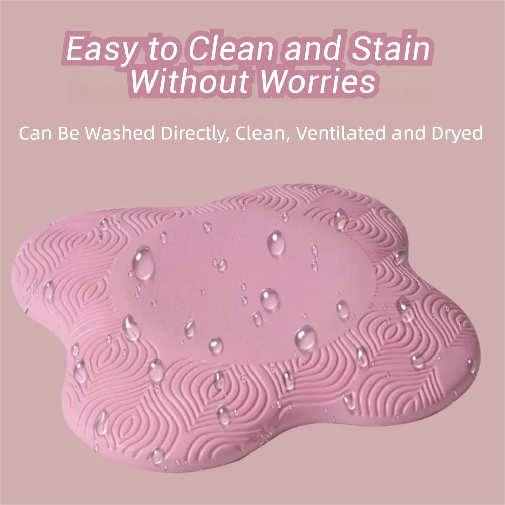 2pcs Waterproof Thickened Yoga Knee Mat Soft TPE Shock Absorption Support Mat Durable Portable Elbow Cushion Yoga Accessories - GilloServ