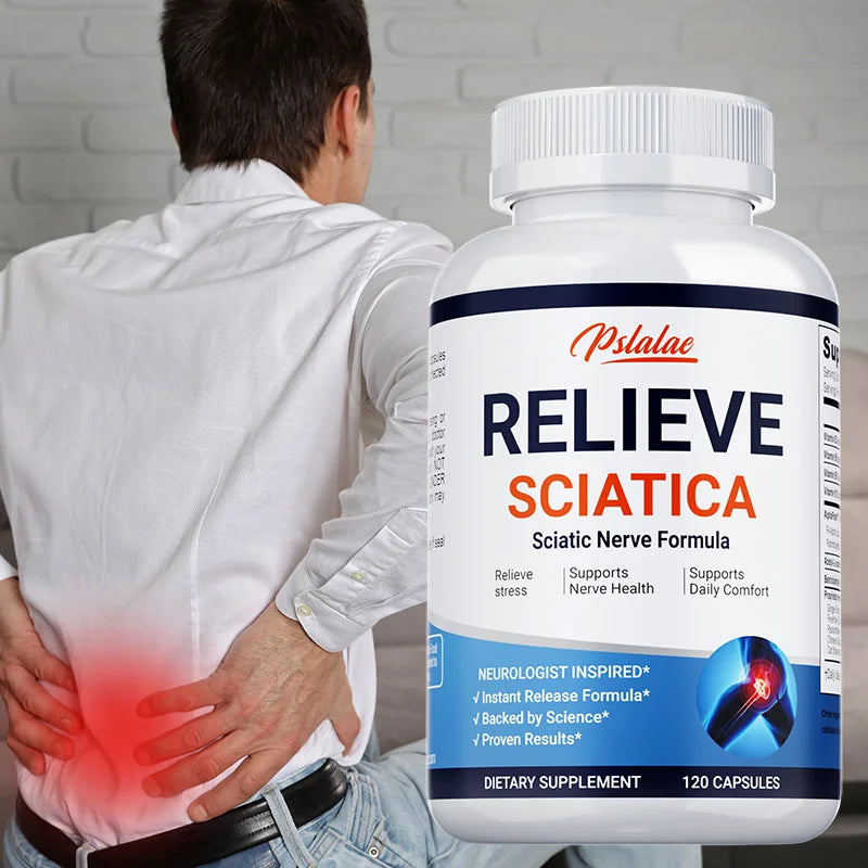 Relieve Sciatica - Relieve Pain, Improve Flexibility, Support Nerve and Joint Health, Relax Muscles - GilloServ