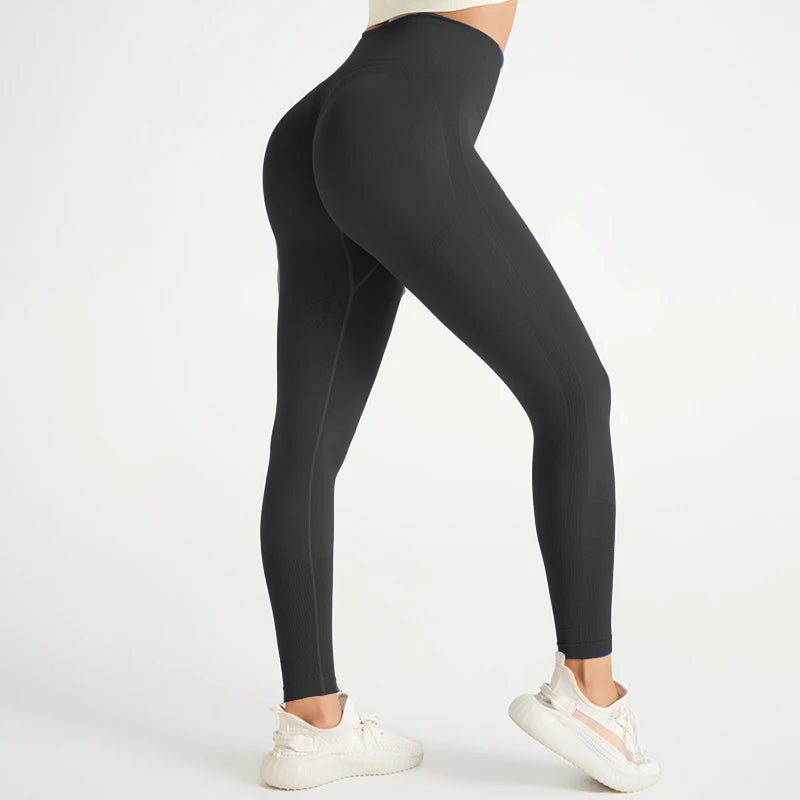 Latest Seamless Women Fitness Running High Waist Yoga Pants - GilloServ