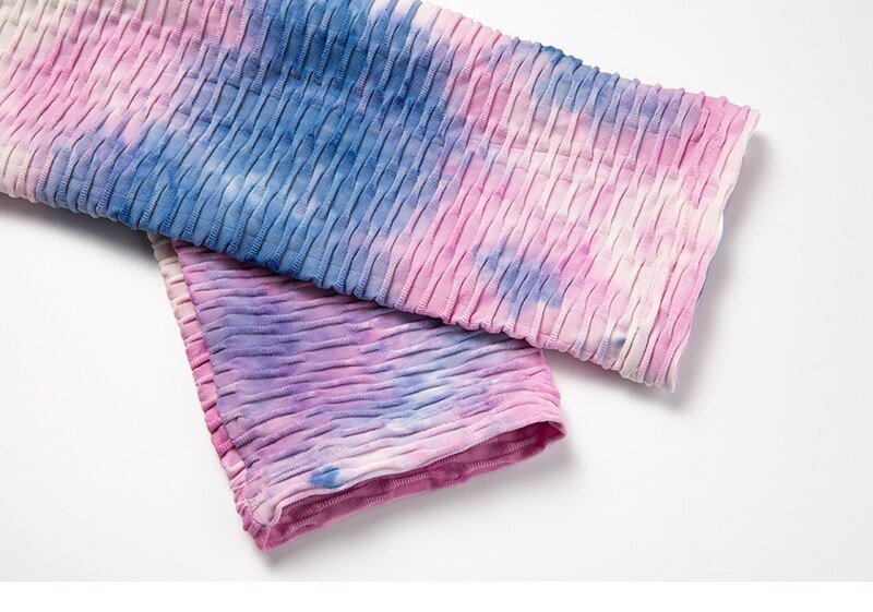 Butt Ruched Yoga Pants Tie-dye Streetwear High Waist - GilloServ