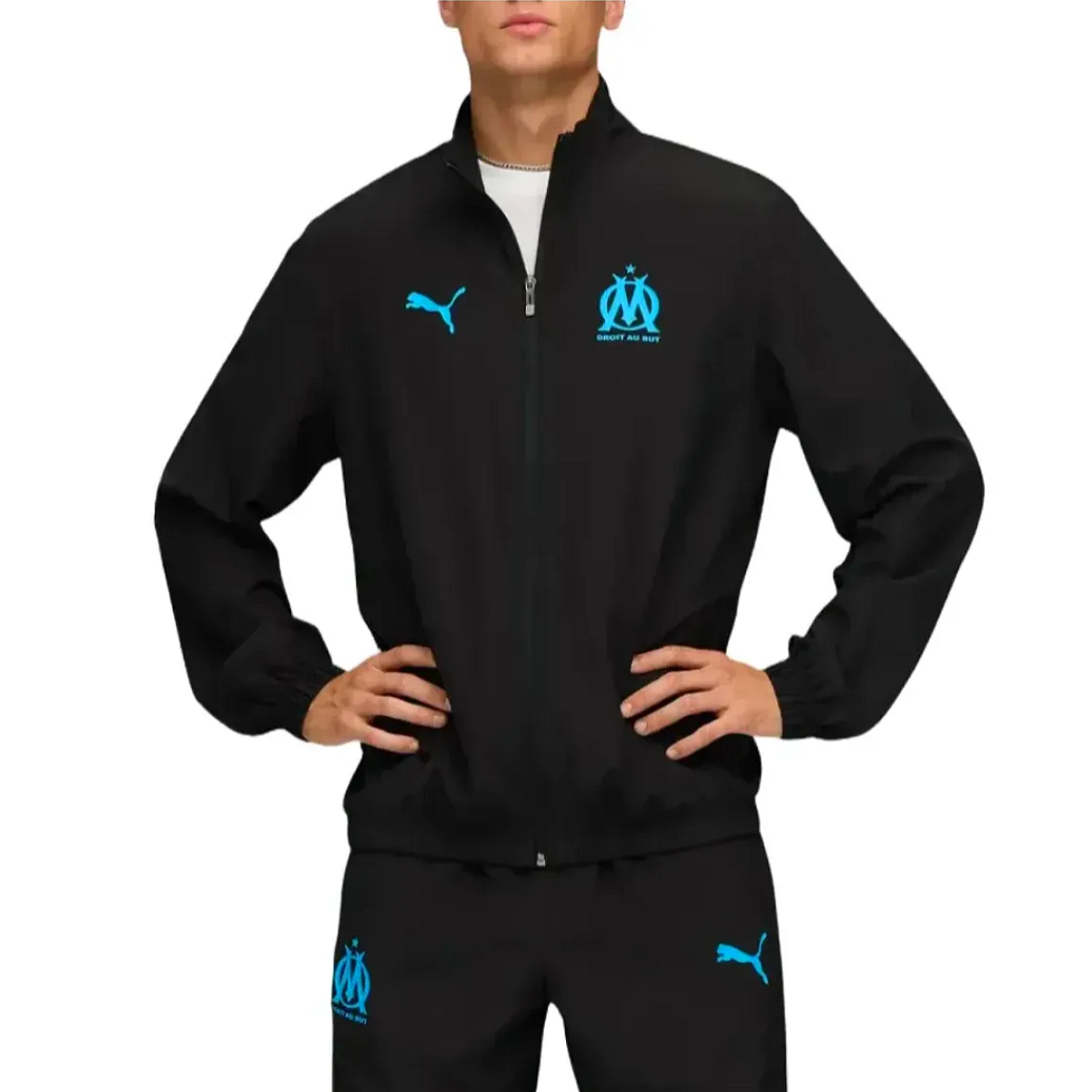 Olympique Marseille woven Casual soccer tracksuit - GilloServ