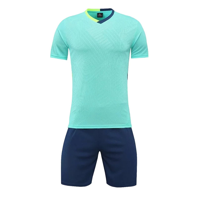 Blank Soccer Jersey Suit for Men/Kids