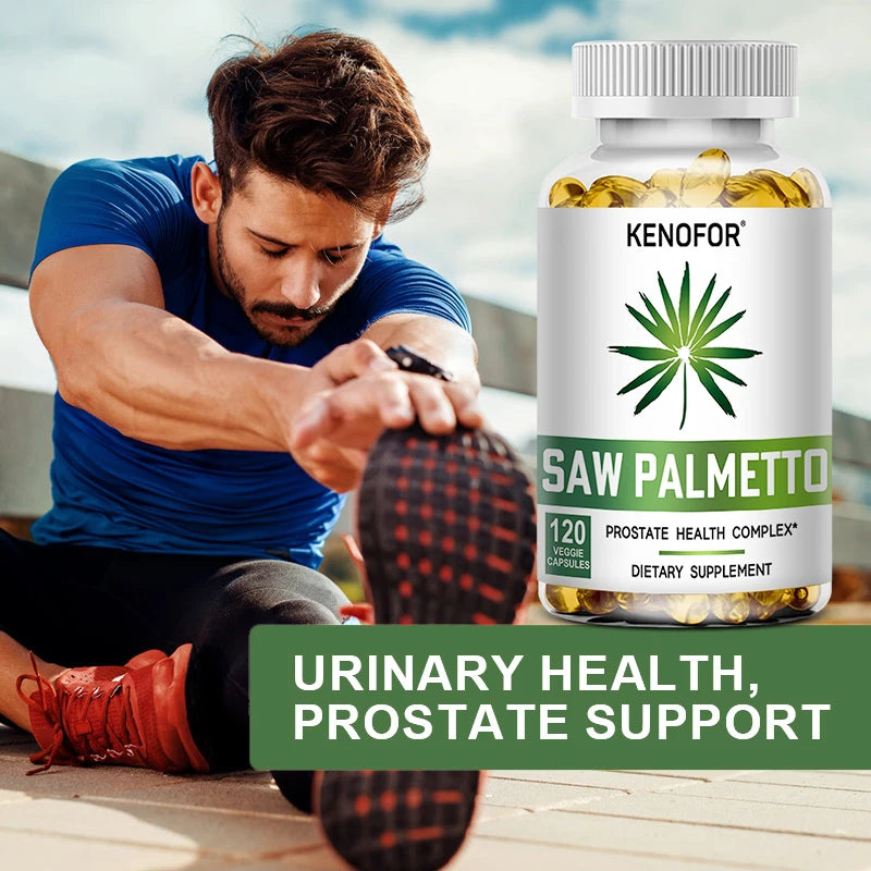 Saw Palmetto Nutrition Capsules //Premium Men's Prostate Health Supplement That Helps with Urination and Promotes Healthy Hair - GilloServ