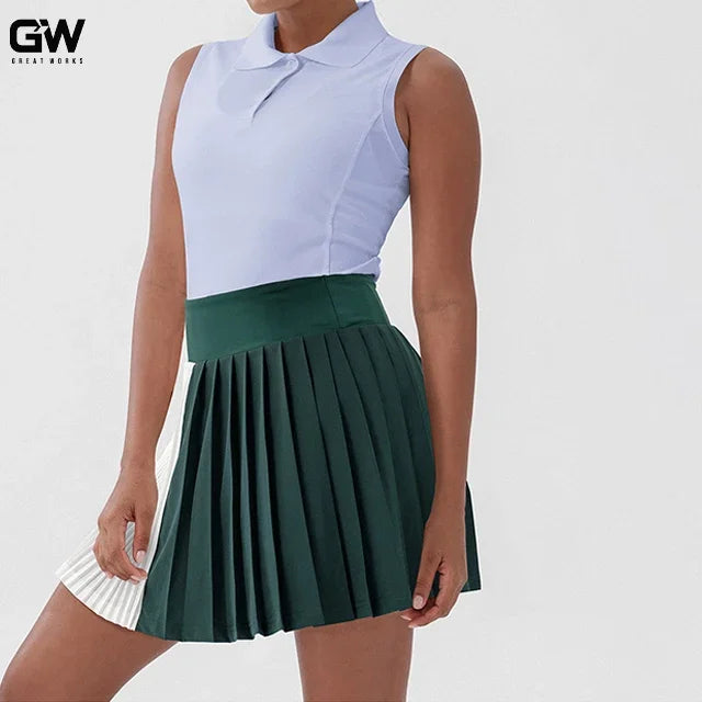 High Quality 2-Piece Women's Fitness Gym Suit// Tennis Golf Yoga-Breathable Sports Wear - GilloServ