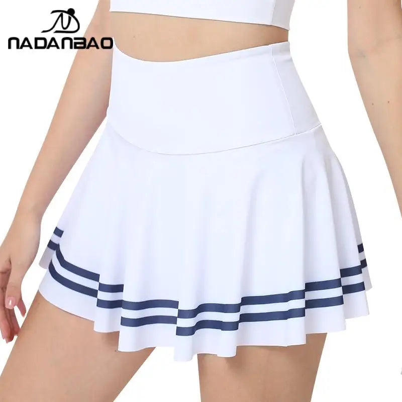 Floral Print Shorts Skirt Fashion High Waist Pleated Women sports - GilloServ