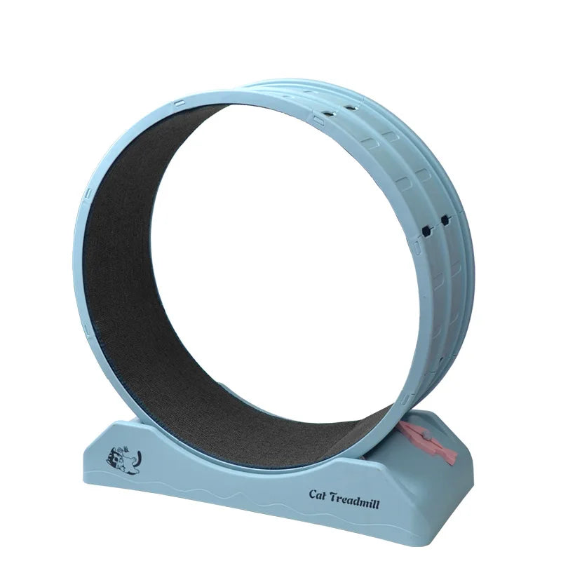 Cat Treadmill Fitness Exercise Indoor Pet Silent Roller Run Toy Detachable Weight Loss Kitty Train Runner Supplies - GilloServ