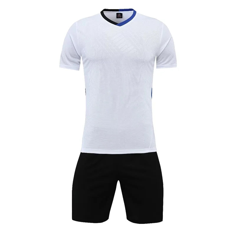 Blank Soccer Jersey Suit for Men/Kids