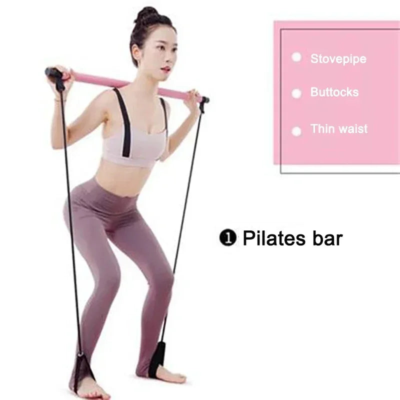 Rally Yoga Pilates Bar Pilates Rope Multifunctional Fitness