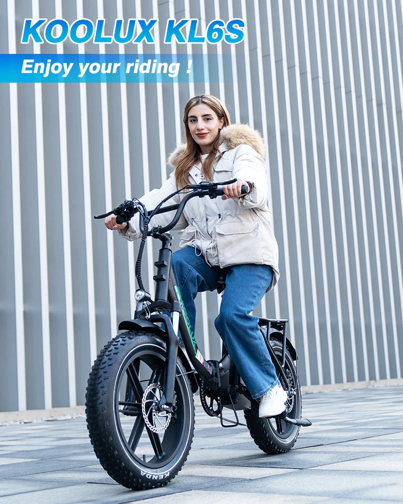 250W 48V 15.6Ah 20*4'' Tire Electric Bike 7 Speeds Folding E-bike - GilloServ