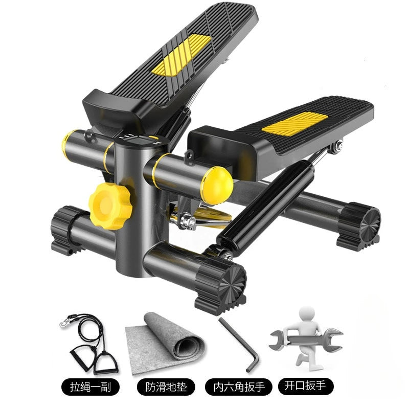 Home Use Mini Steppers LCD Fitness Equipment// Cardio Twister Climbing Leg Slimming Sport Climbing Machine Help Weight Loss Metal - GilloServ