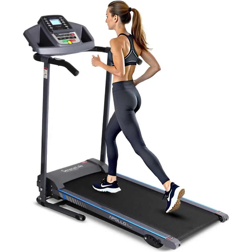 Electric Folding Treadmill Exercise Machine Smart Compact Digital Fitness Treadmill - GilloServ