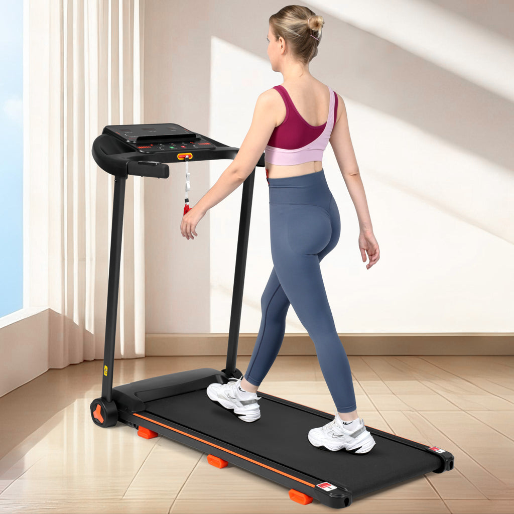 Brand New Home Treadmill, 2.5HP Silent Folding Treadmill With Heart Rate Sensor, Weighing 300 Pounds, Banned Platform Temu - GilloServ