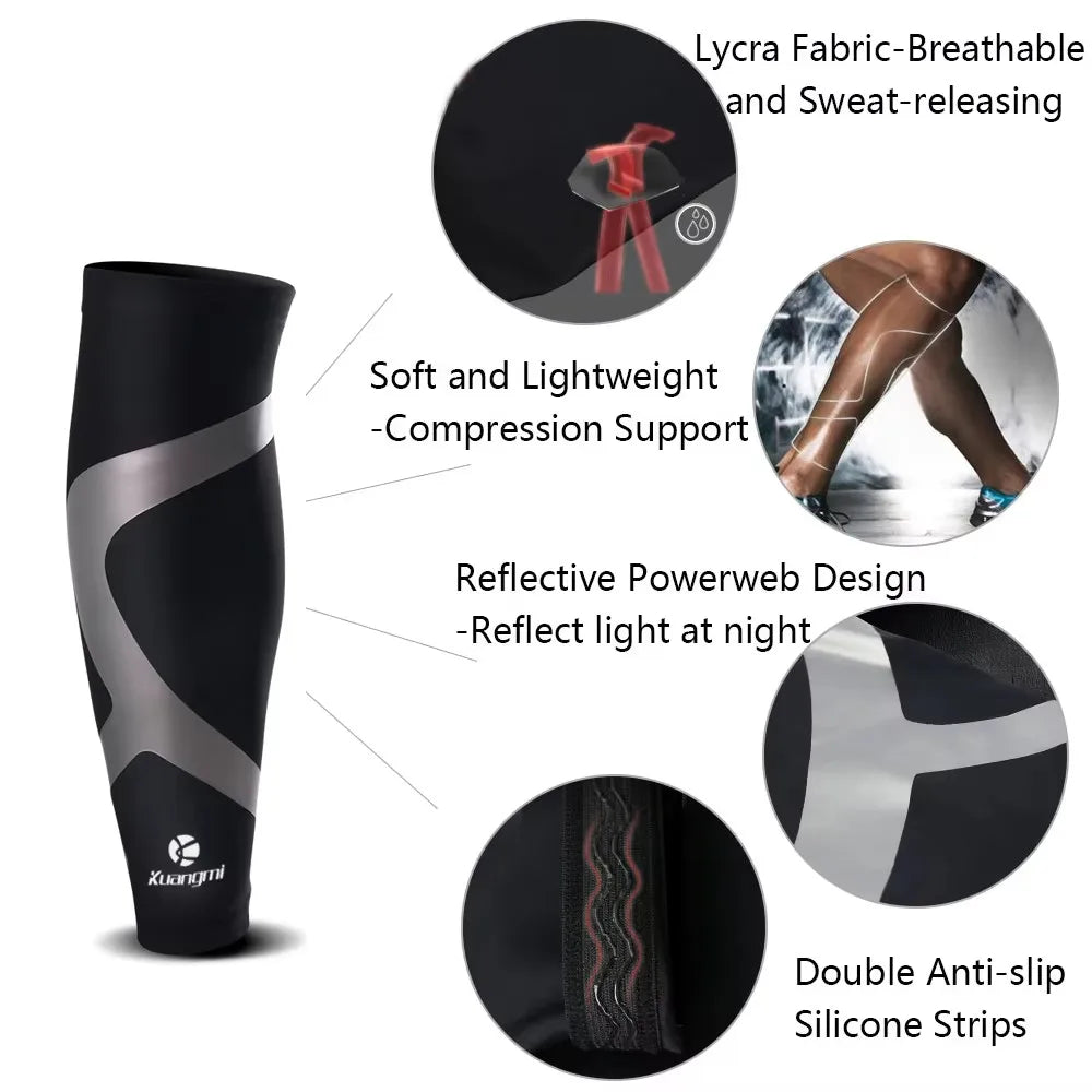 2pcs Calf Compression Sleeves Running Leg Sleeves