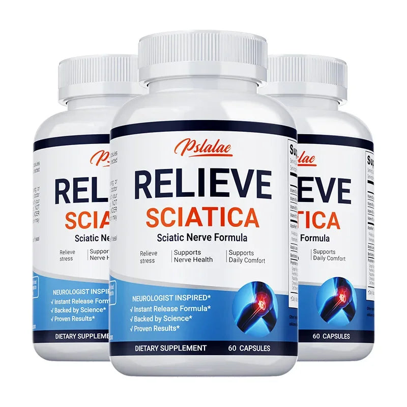 Relieve Sciatica - Relieve Pain, Improve Flexibility, Support Nerve and Joint Health, Relax Muscles - GilloServ