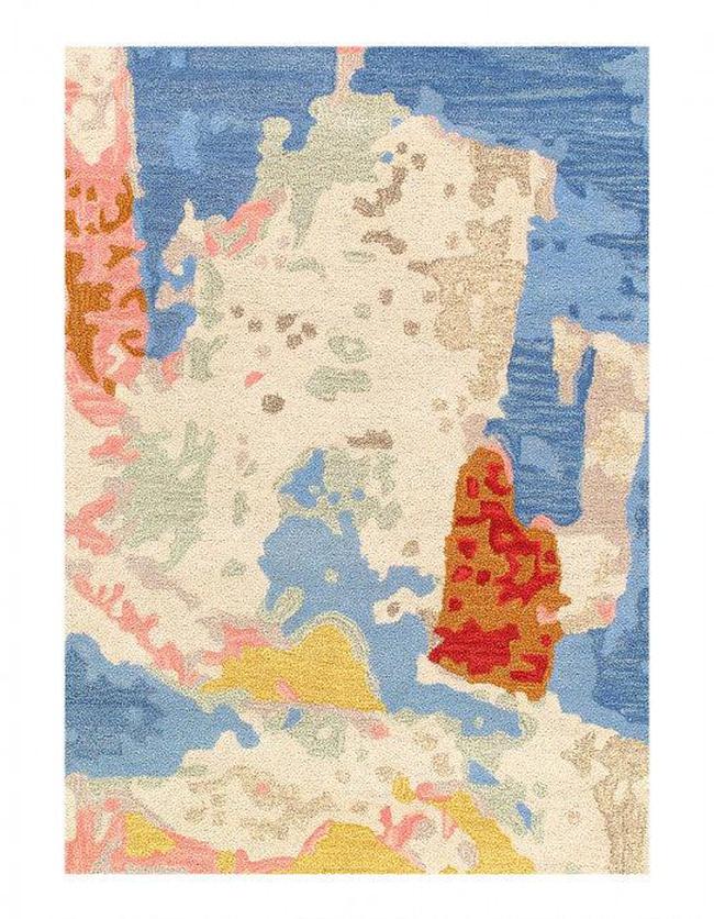 Canvello Fine Hand Tufted Abstract rug - 6' X 9'-1