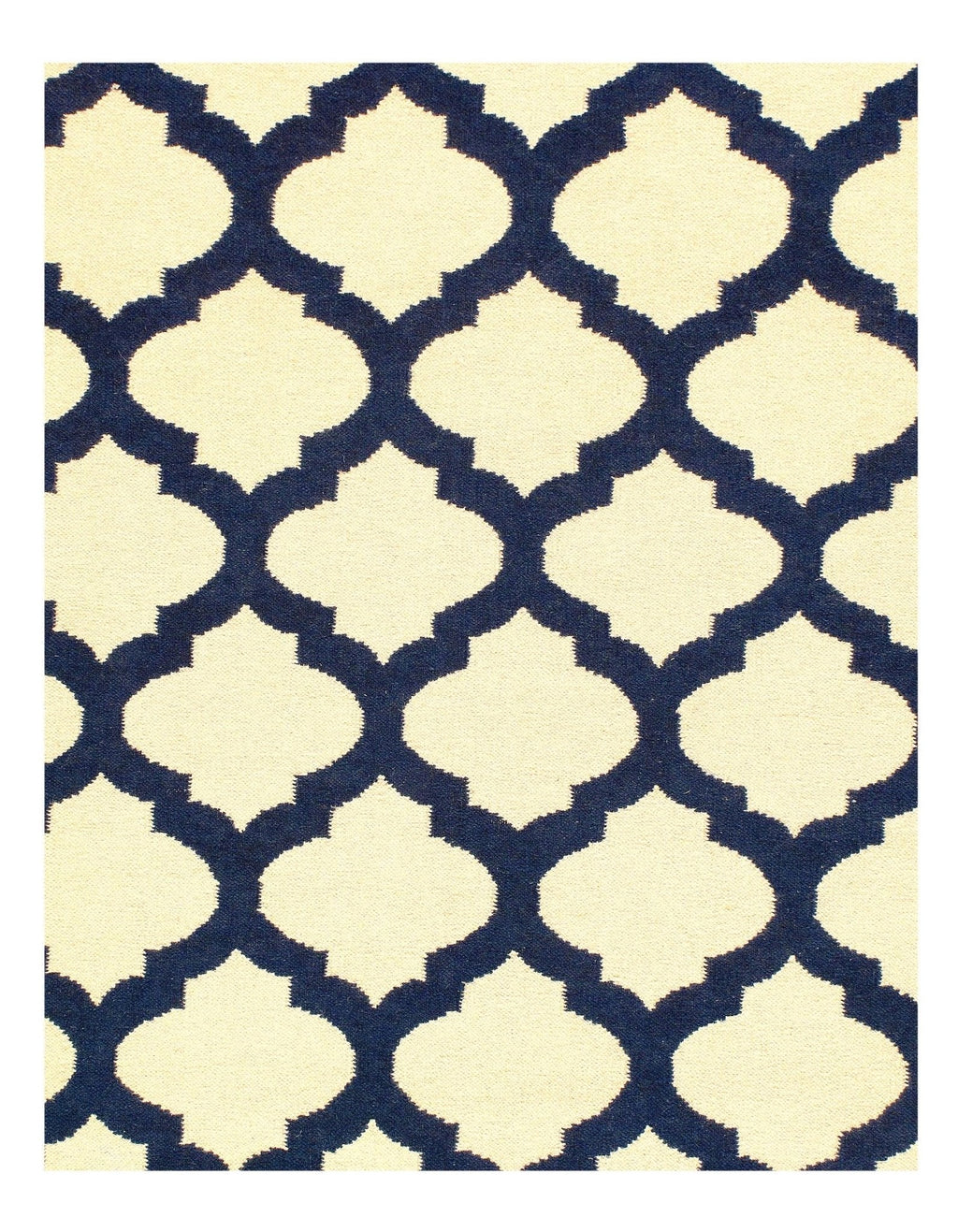 Canvello Handmade Blue Modern Hand Knotted Rug - 5' X 8'-2