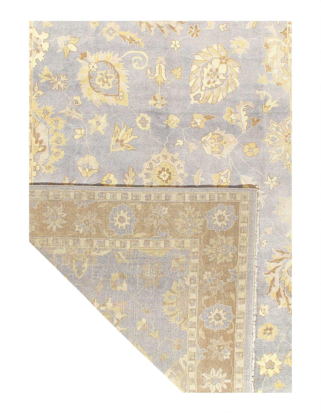 Canvello Traditional Oushak Design Hand-knotted Rug - 9' X 12'-2