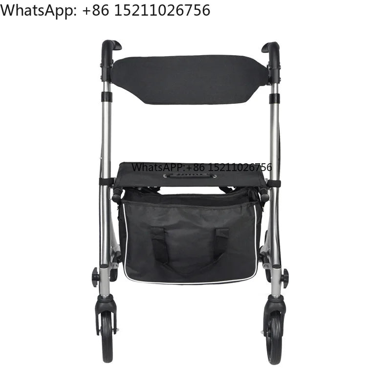 Mobility Aids Elderly Adults Seniors, Outdoor Foldable Walker Rollator, Cerebral Palsy Disabled Elderly - GilloServ