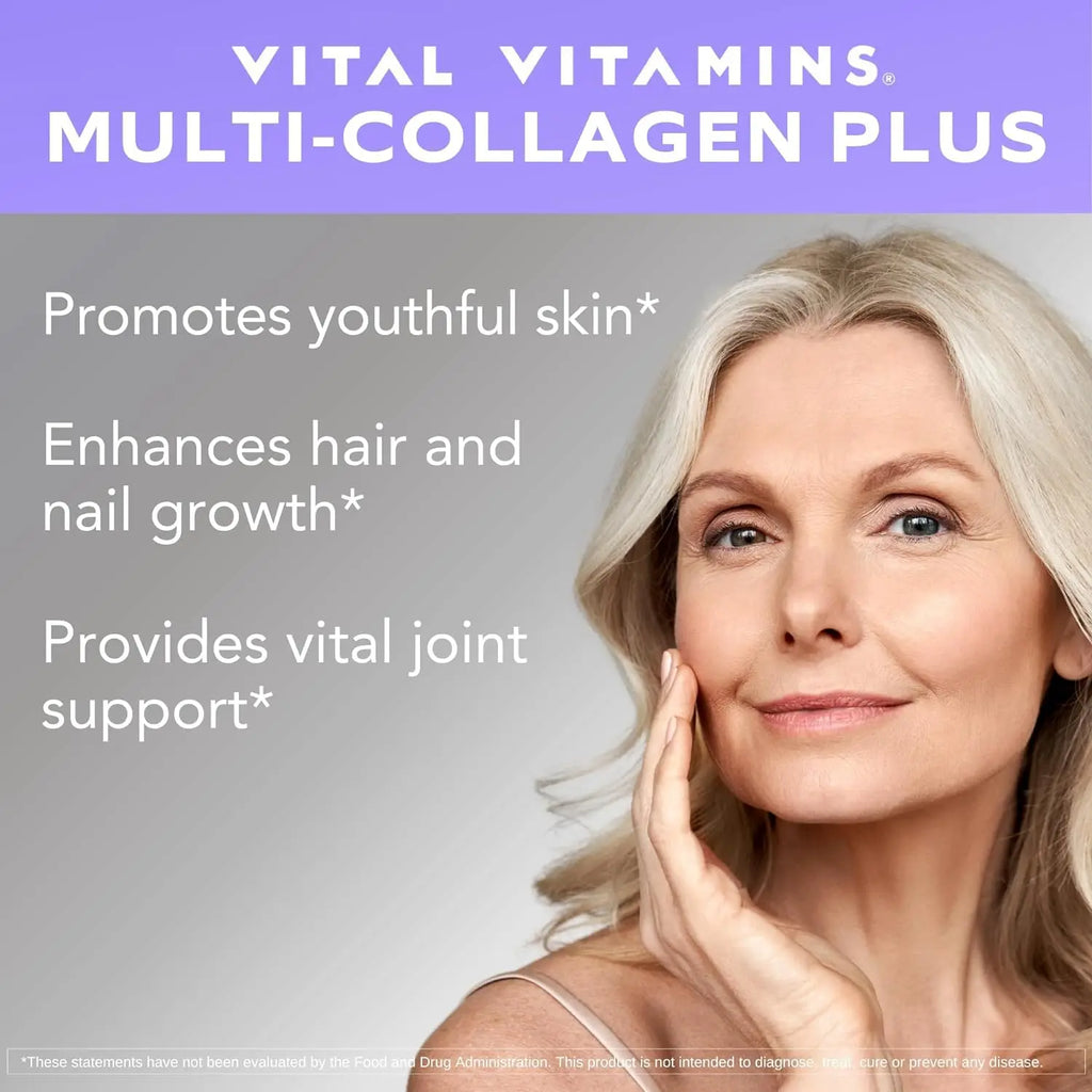 Multi-Collagen Supplement 120 Capsules//for Skin//Hair//Nailnes//Tendons//& Gut Health - GilloServ