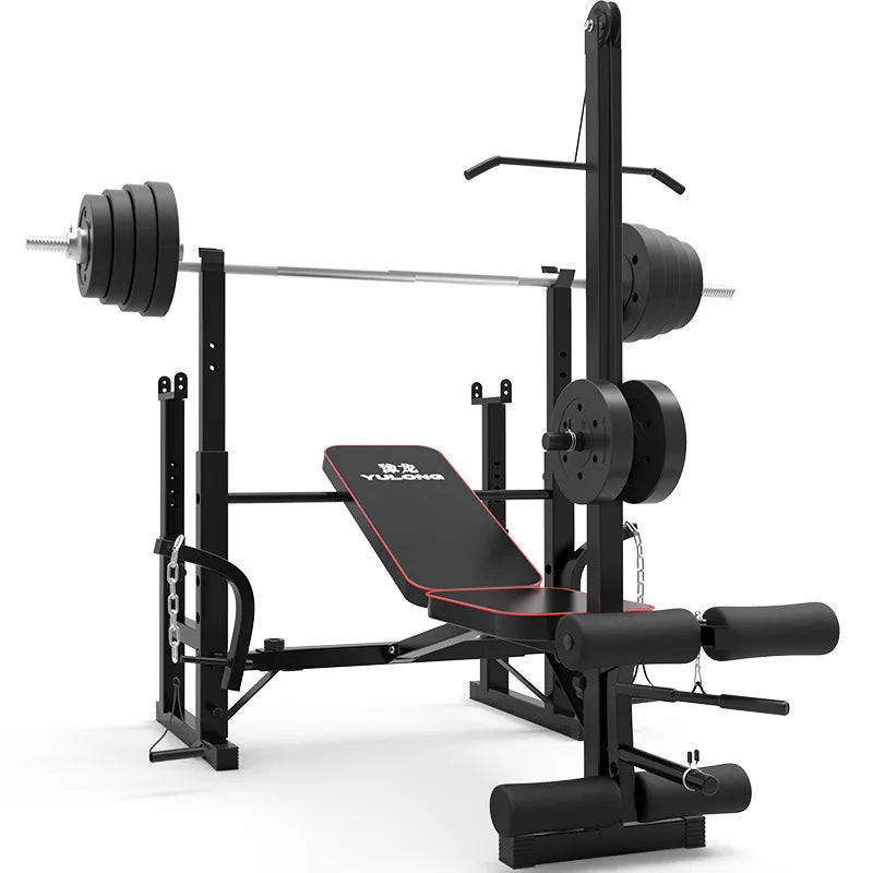 Multi-Function Barbell Weight Lifting Power Rack - GilloServ