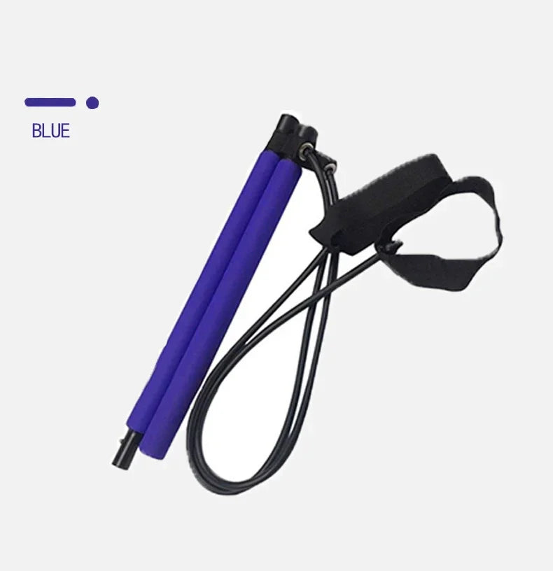 Hot sales rubber fitness rope belt portable squat yoga exercise