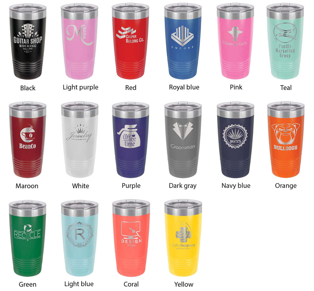 Lake Alvin Map Tumbler Travel Mug Insulated Laser Engraved Coffee Cup South Dakota 20 oz-3