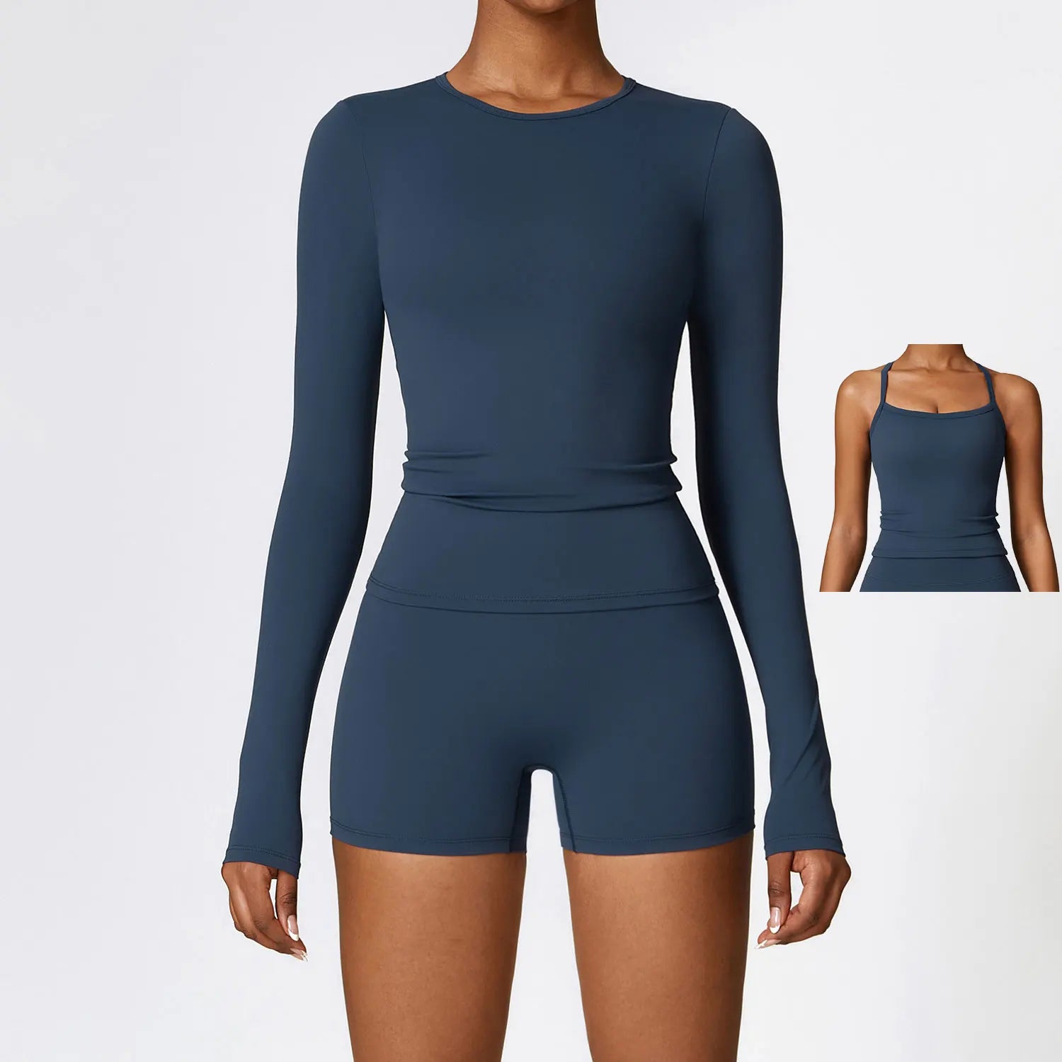 Best 2/3PCS Yoga Set Women Workout Set Seamless Sportswear Gym Clothing - GilloServ