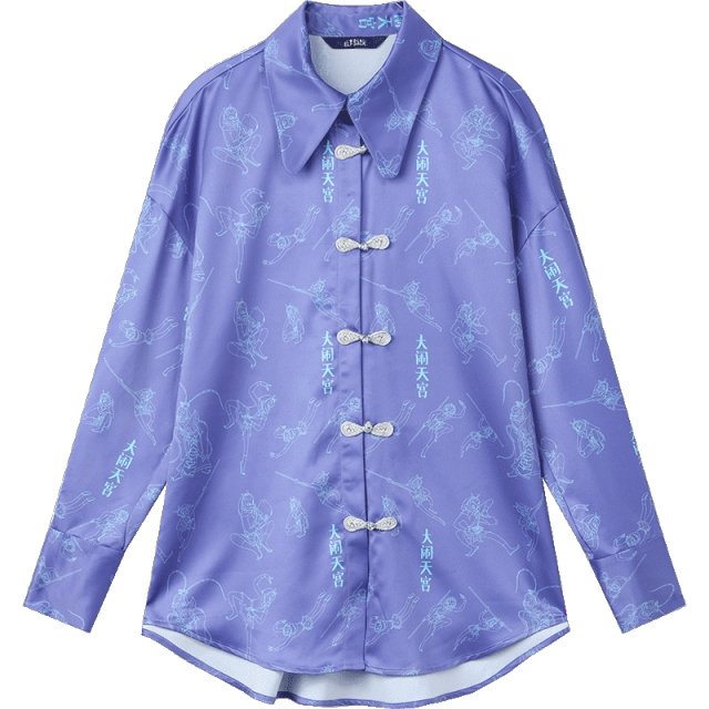 Casual Satin Shirt Women Spring Vintage Full Sleeve