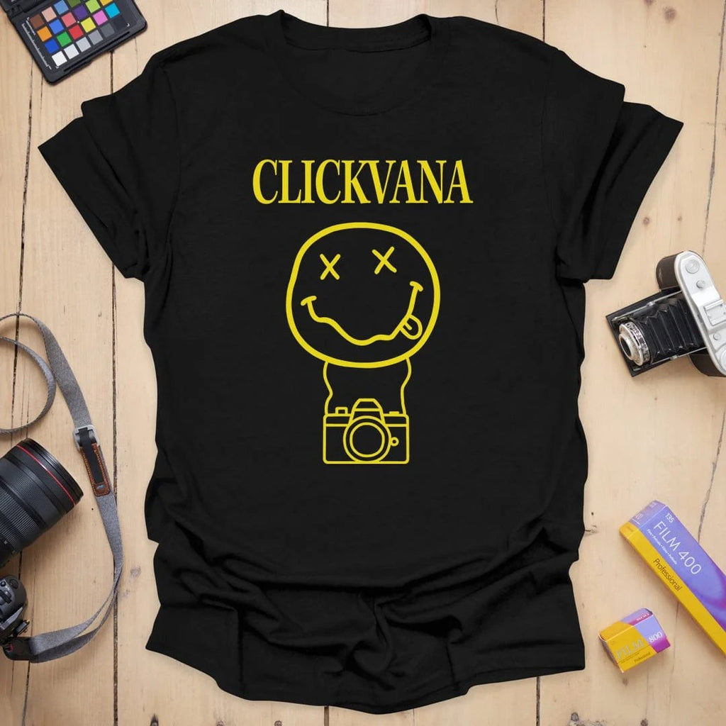 Clickvana T-Shirt - Black, 3XL