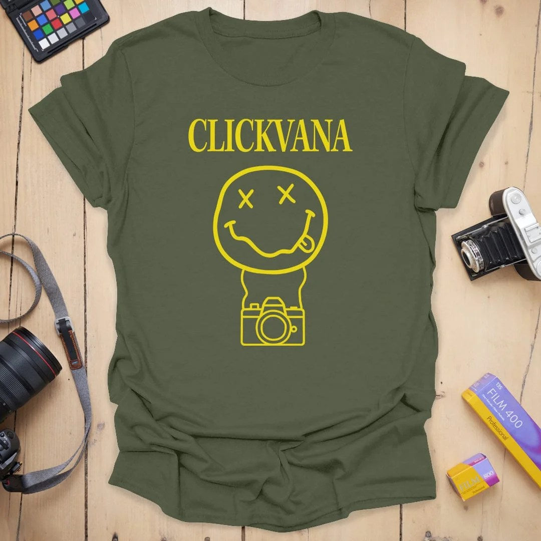 Clickvana T-Shirt - Military Green, 3XL