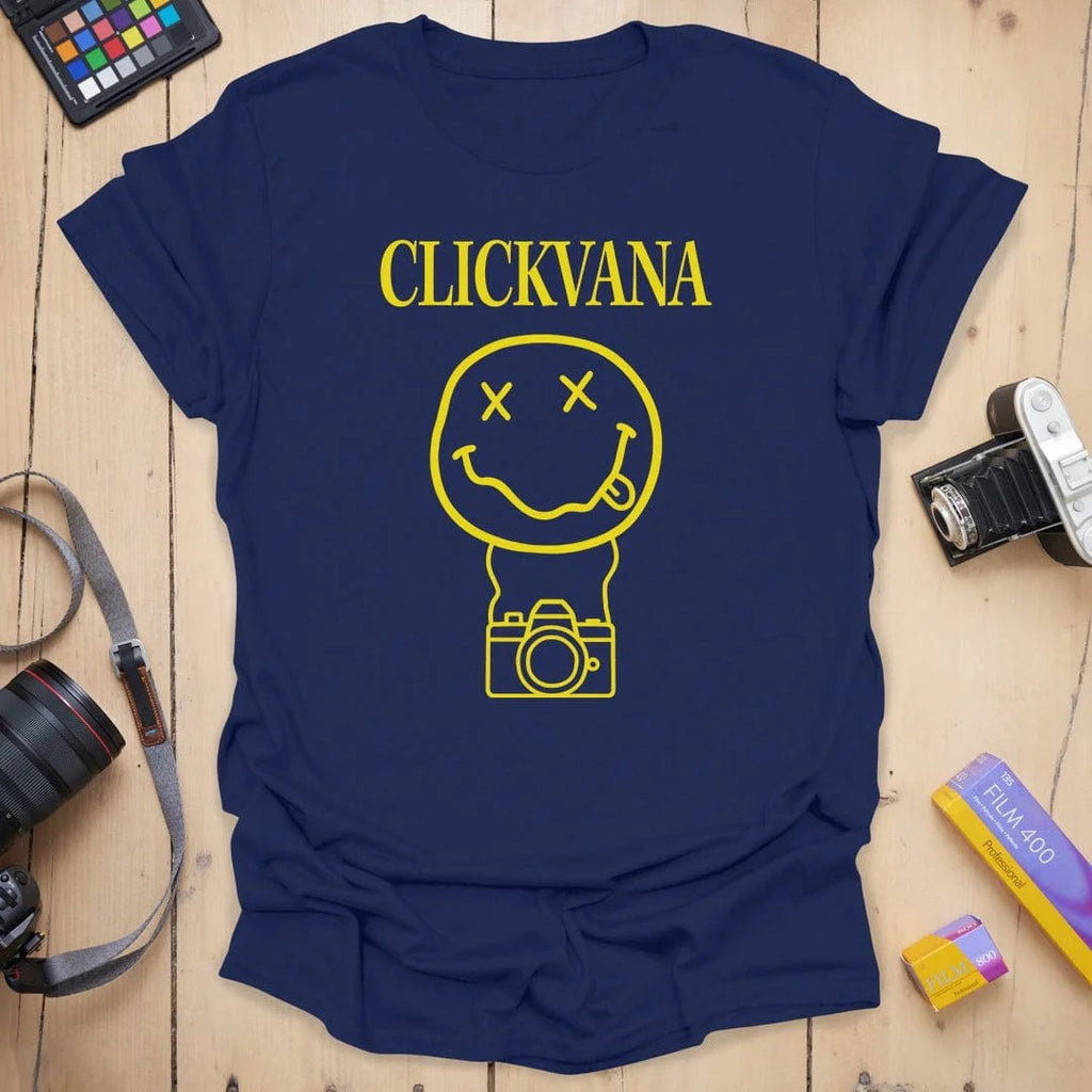 Clickvana T-Shirt - Navy, 3XL