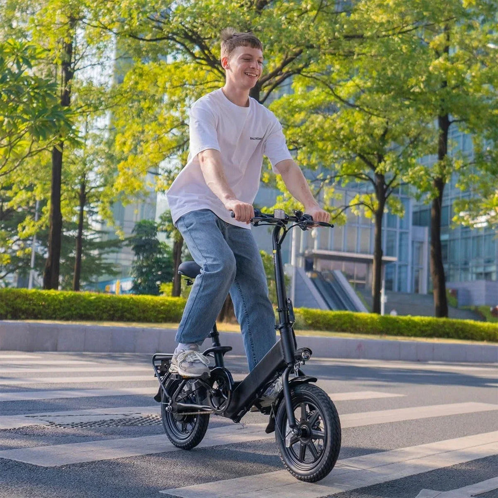 BEST HOT SELLIG QUALITY Folding Electric Bicycle,Commuter City E-Bike With 350W 36V 7.5Ah Battery,3 Levels Assist - GilloServ