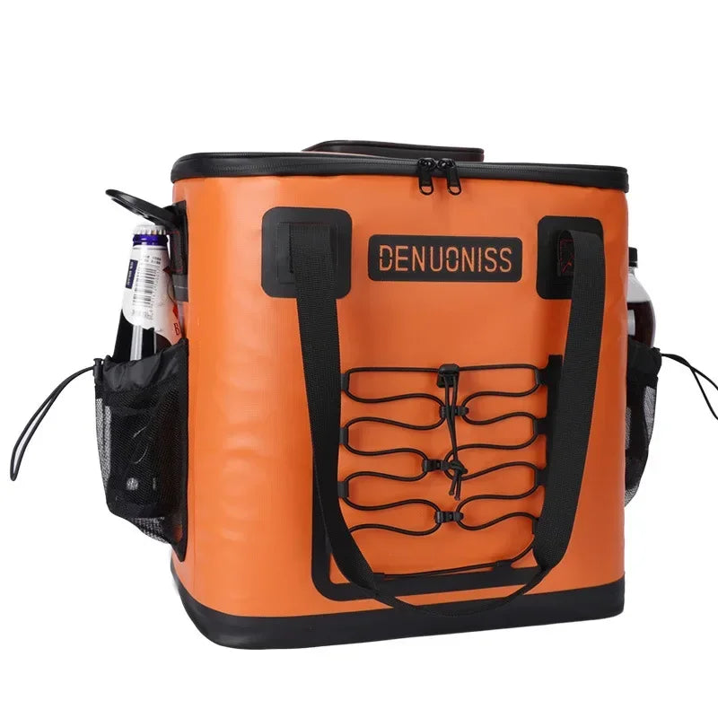 Outdoor Camping Storage Backpack Thermal Bag Cooler Picnic Basket Nature Hike - GilloServ