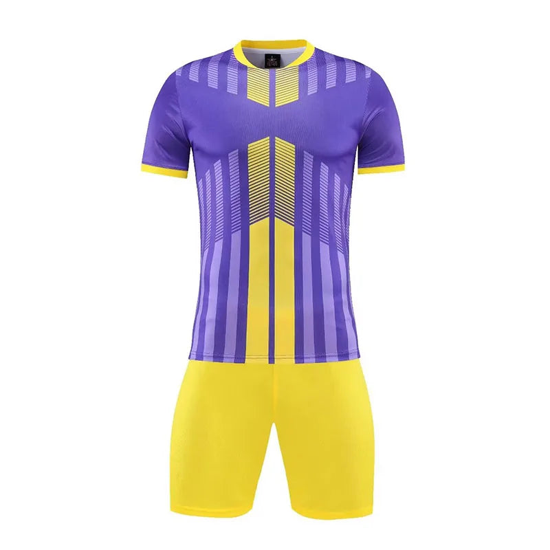 Blank Soccer Jersey Suit for Men/Kids